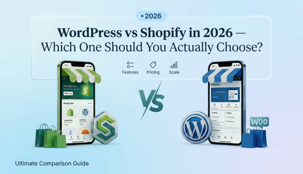 WordPress vs Shopify 2026 ultimate comparison guide for online stores